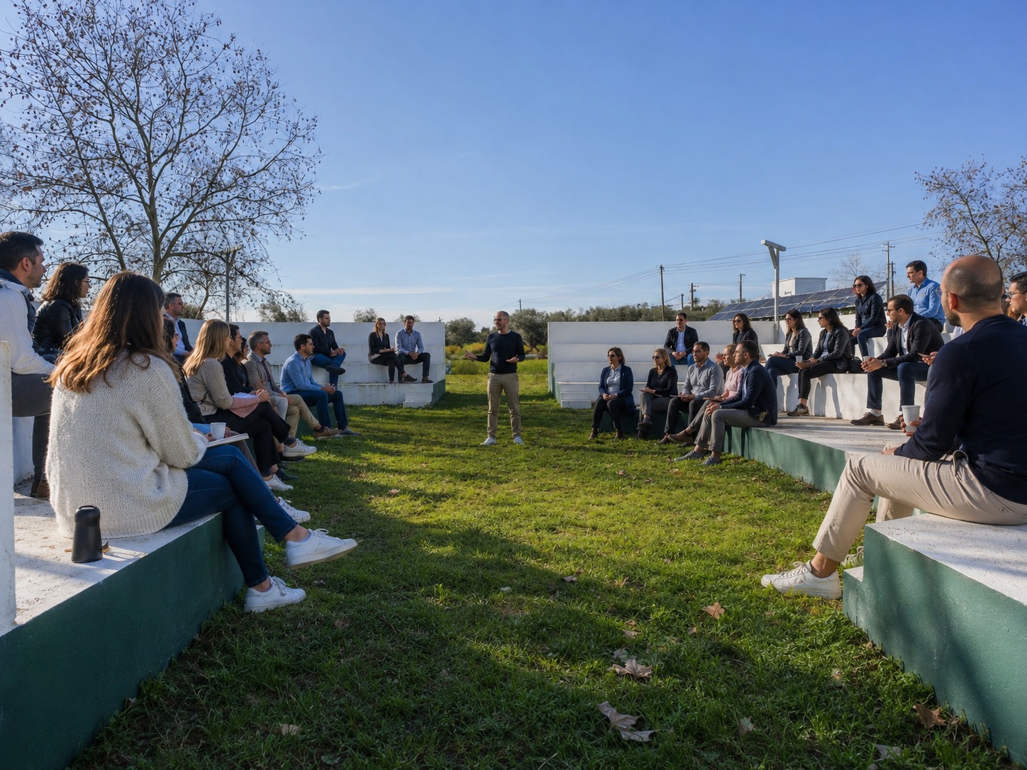 Retreat moment at Solar de Alcains